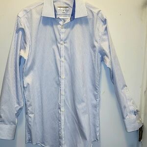 Jhane Barnes Men’s Slim Fit Button Up Dress Shirt 16 EUC 32/33